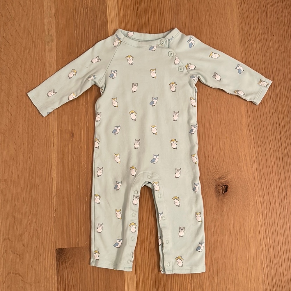 Janie and Jack OWL print playsuit 🦉